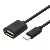 TB kaabel OTG USB AF - USB C 15cm must (AKTBXKU4PAC015B)