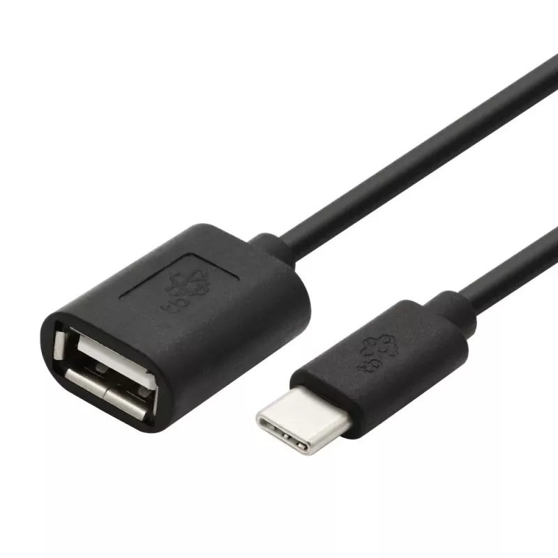 TB kaabel OTG USB AF - USB C 15cm must (AKTBXKU4PAC015B)