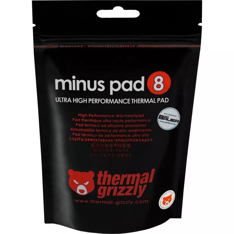 Termopadi Thermal Grizzly Minus Pad 8 8 W/m·K 120x20x3 mm