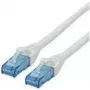 ROLINE - patch-kaabel - RJ-45 (M) kuni RJ-45 (M) - 1.5 m - UTP - CAT 6a - halogeenivaba, vormitud, keerdpaar - Valge (21.15.2764)