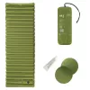Turismimatt sisseehitatud pumbaga NILS Camp NC4101 roheline