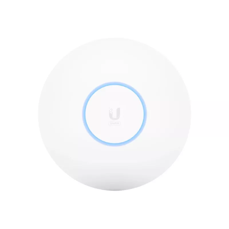 Traadita pääsupunkt UBIQUITI U6‑PRO — Wi‑Fi 6 kaheribaline 2.4/5 GHz, PoE, IP54, lagi/seina, 4800 Mbps (5 GHz), 573.5 Mbps (2.4 GHz)
