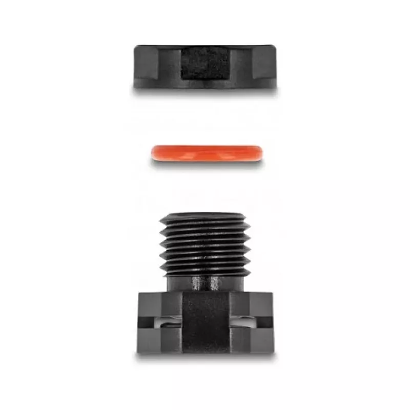 DeLOCK ventilatsioonipistik M12 must 2 tk polüamiid