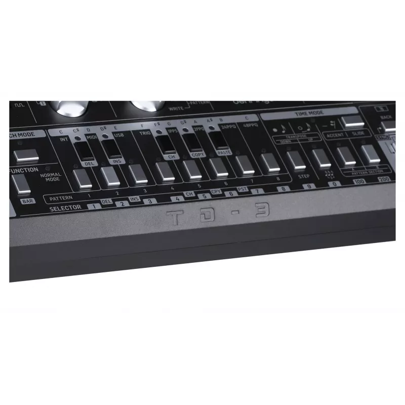 Analoogsüntesaator Behringer TD-3-SB Must 9V DC