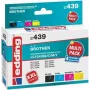 edding printer cartridges EDD-439 Must, tsüaan, magenta, kollane Ühilduv with brother LC-1240BK/C/M