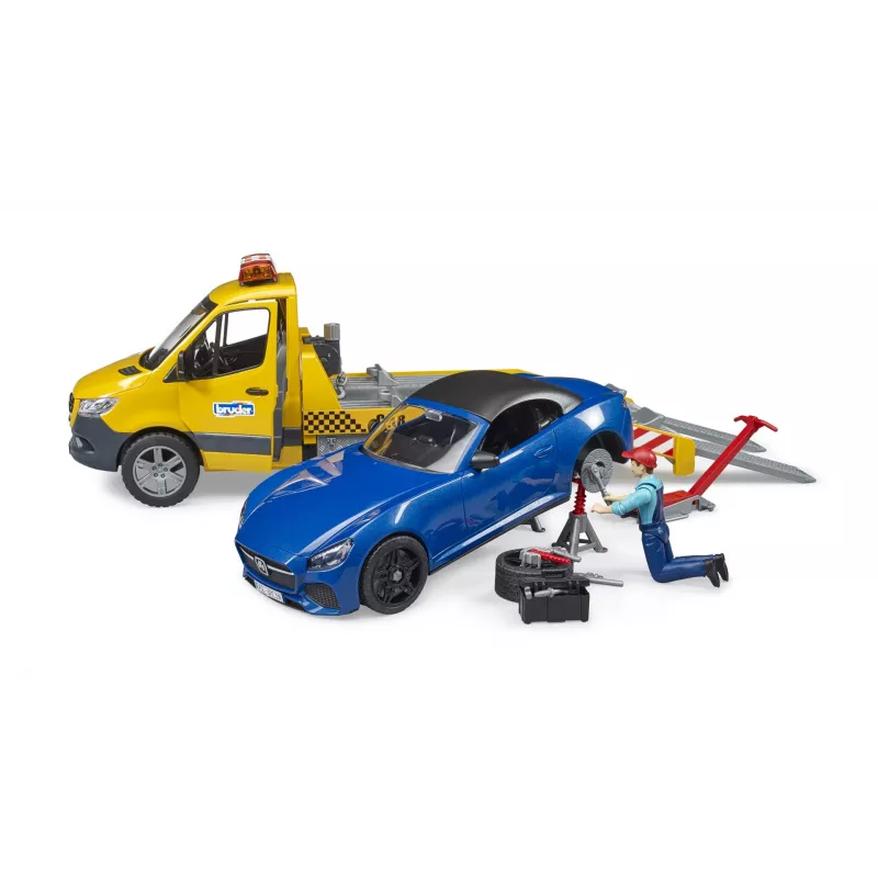 Pukseerauto BRUDER 02675 kollane ABS alates 4. eluaastast