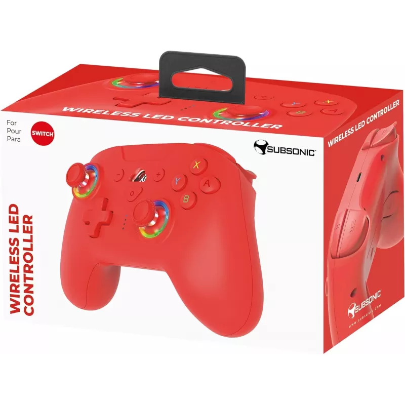 Subsonic juhtmevaba LED-puldiga kontroller punane Switchile