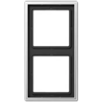 Alumiiniumist ukselingi plaat JUNG AL 2982, must, 81×152 mm