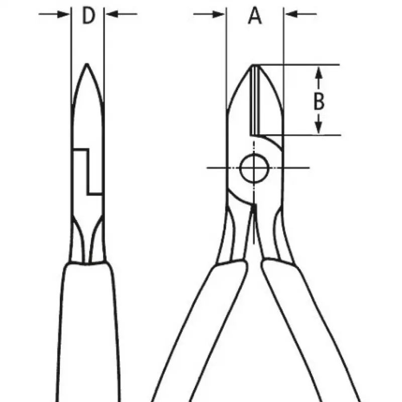 Käsikaablilõikur Knipex KP-7502125