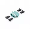Equip SC fiiberoptiline sidur, OM3 mitmikrežiimiline dupleks, SC, türkiissinine, mitmikrežiim, 34.7 mm, 9.4 mm, 33 mm