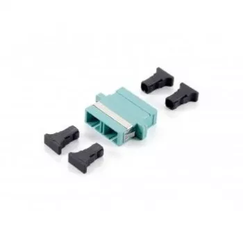 Equip SC fiiberoptiline sidur, OM3 mitmikrežiimiline dupleks, SC, türkiissinine, mitmikrežiim, 34.7 mm, 9.4 mm, 33 mm