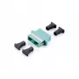 Equip SC fiiberoptiline sidur, OM3 mitmikrežiimiline dupleks, SC, türkiissinine, mitmikrežiim, 34.7 mm, 9.4 mm, 33 mm