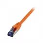 patch-kaabel RJ45 - CAT6A 500Mhz - 7,5m - oranž - S-STP(S/FTP) - TPE/LSZH(Superflex) - AWG26 - Syner