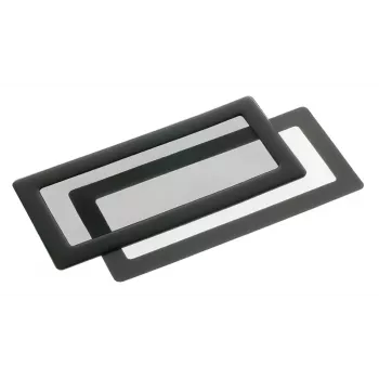 DEMCiflex Standard tolmufilter 2 × 40 mm ventikaatorile, must, 130,7×60 mm