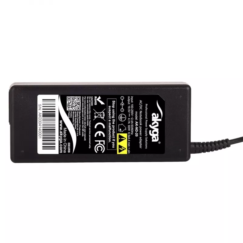 Akyga AK-ND-20 toiteadapter/inverter Siseruumides 92 W Must