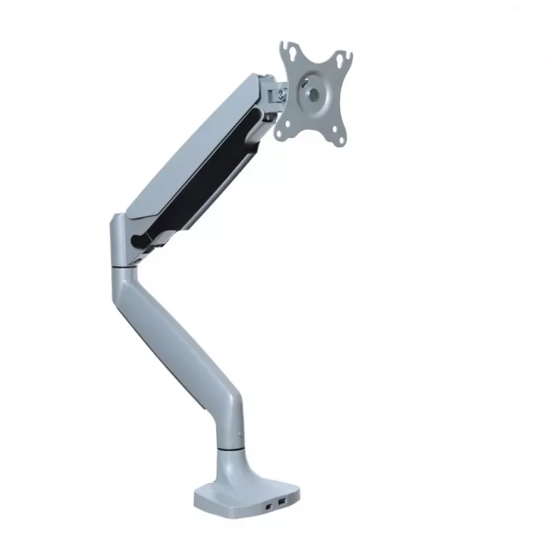 ART RAMM L-35HD gaasivedruga lauakinnitus 1 monitorile 17–45 tolli, USB-A ja USB-C