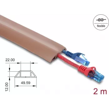 Kaablihülss DELOCK 20764 Pruun PVC 1 tk