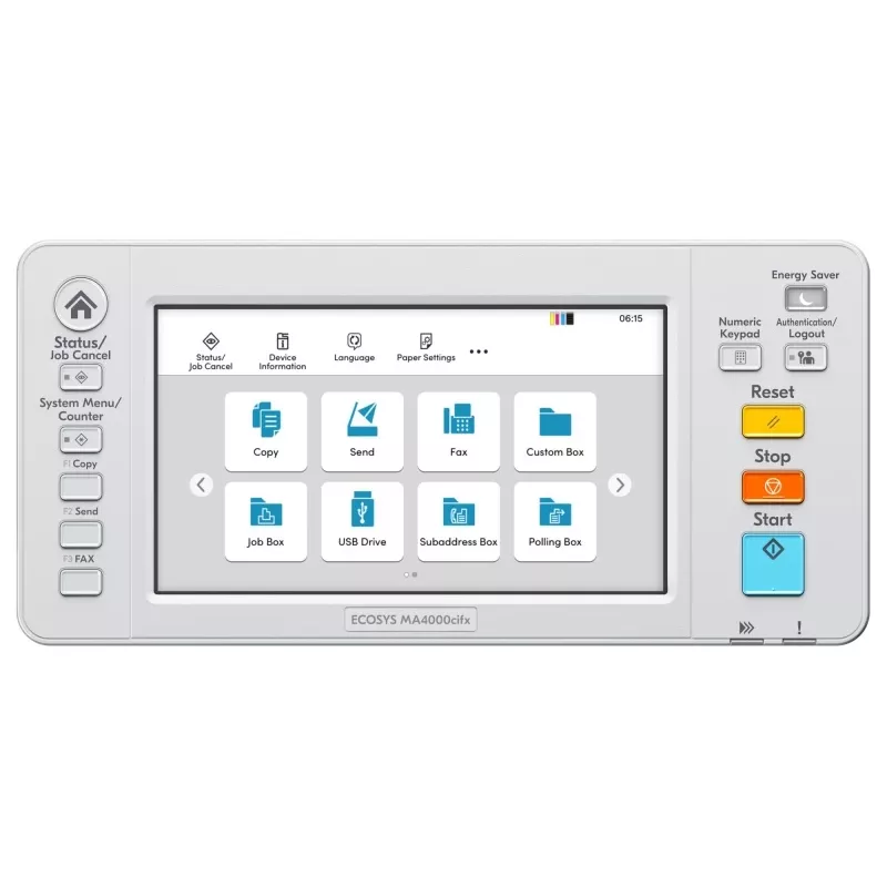 Kyocera ECOSYS MA4000cifx Printer Laser Värviline MFP A4 40 ppm Ethernet LAN USB (SPEC)