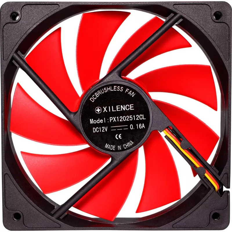 Xilence XF039 120mm punane korpuse ventilaator