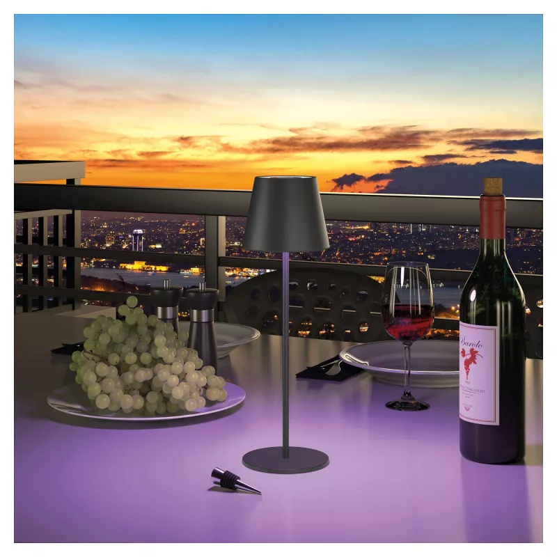 LED-lauavalgusti RealPower TableLight 360 RGB 3W must