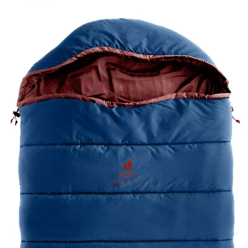 Deuteri laste magamiskott Starlight SQ (130-170 cm) - öösinine/redwood