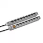 19 1HE Power Strip 9x Grounded Plug without switch, hall Tootja: Bachmann (691685)