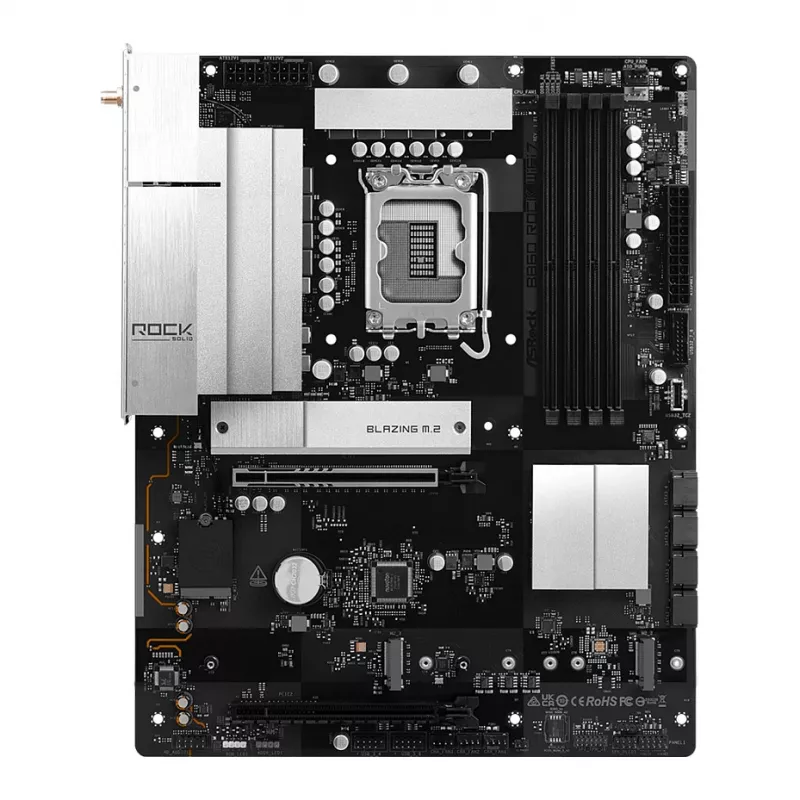 ASRock B860 Rock WiFi 7 ATX emaplaat