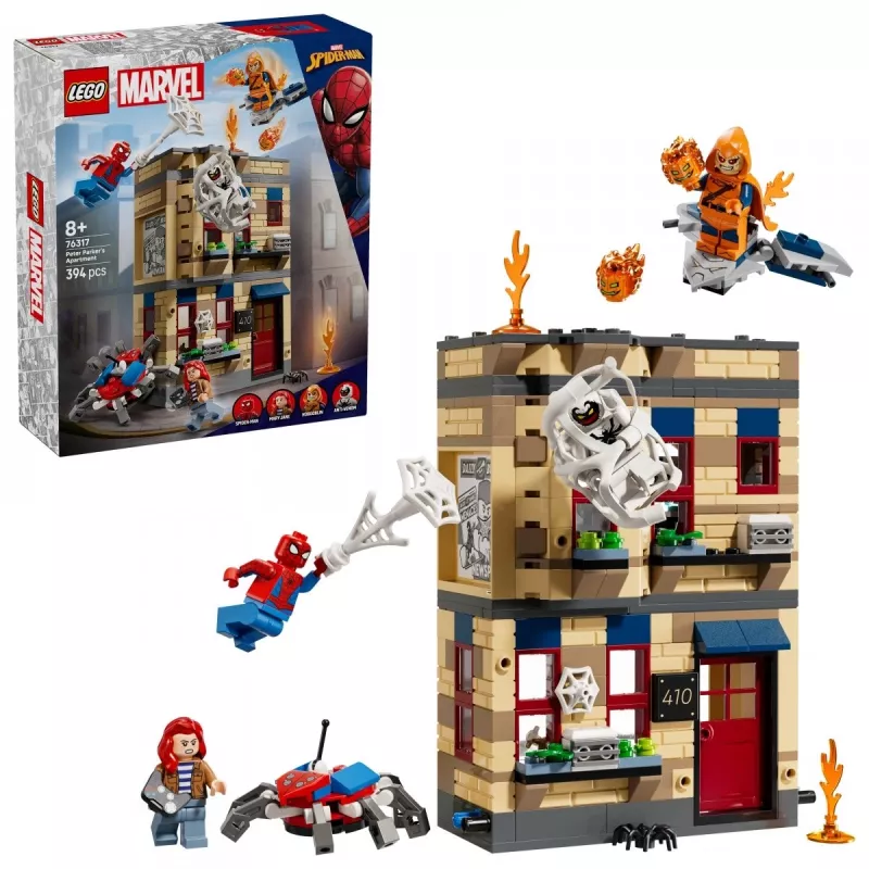 LEGO Marvel komplekt 76317 Peeter Parkeri korter Ämblikmehe minifiguuriga