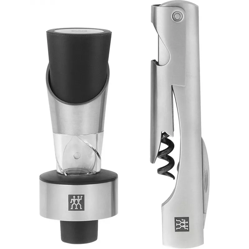 ZWILLING Sommelier veiniriistade komplekt — ristkülikukujuline karp 100×190×42 mm, 2 tk