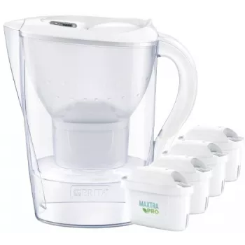 Brita Marella XL jug + 4 Maxtra cartridges (Valge)