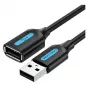 USB 2.0 isane-emane kaabel Vention CBIBD 0,5 m, must
