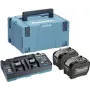 MAKITA 191Y97-1 - Toiteallikakomplekt sobib XGT-seadmetele (40V XGT liitium-ioon | koosneb 2x BL4080F akust 8,0 Ah, DC40RB kahepesalisest kiirlaadijast, kandekastist) (191Y97-1)