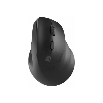 Juhtmeta optiline hiir NATEC CRAKE 2 — Bluetooth 5.2, 2400 DPI, 6 nuppu, paremakäeline, must