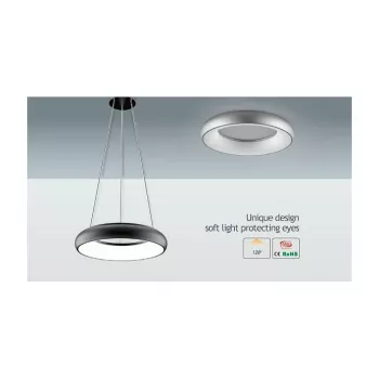 Synergy 21 LED Rundleuchte Donut nw Hõbedane 25W