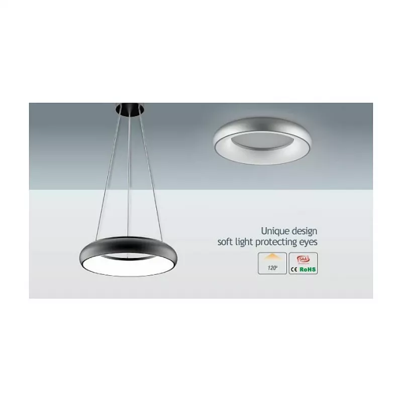 Synergy 21 LED Rundleuchte Donut nw Hõbedane 25W