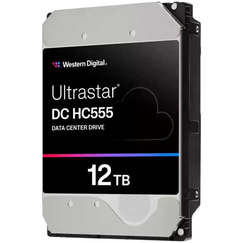 HDD-server WD Ultrastar DC HC555 12TB 512e SE, 3.5 inch, 512MB, 7200 RPM, SATA, NP3, SKU: 0B48720