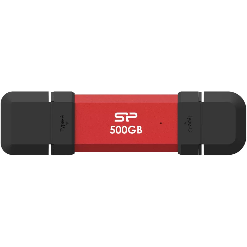 Kaasaskantav SSD Silicon Power DS72 500 GB, USB-C/USB-A 3.2 Gen 2