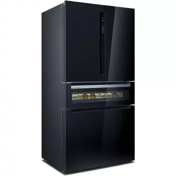 Siemens KF96RSBEA külmik-sügavkülmik, eraldiseisev, 572 L, must