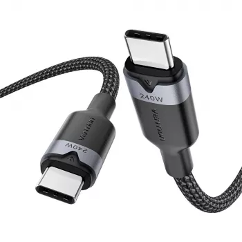 USB-C to C 2.0 Vention3.1 5A 240W 2m BK kaabel