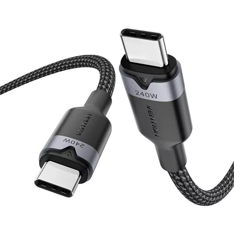 USB-C to C 2.0 Vention3.1 5A 240W 2m BK kaabel