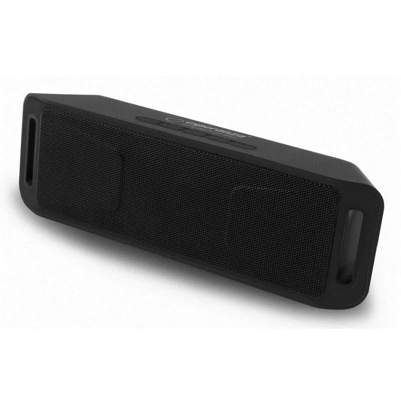 Stereo kaasaskantav kõlar ESPERANZA FOLK Must — 6 W RMS, Bluetooth, MicroSD, LiPo aku