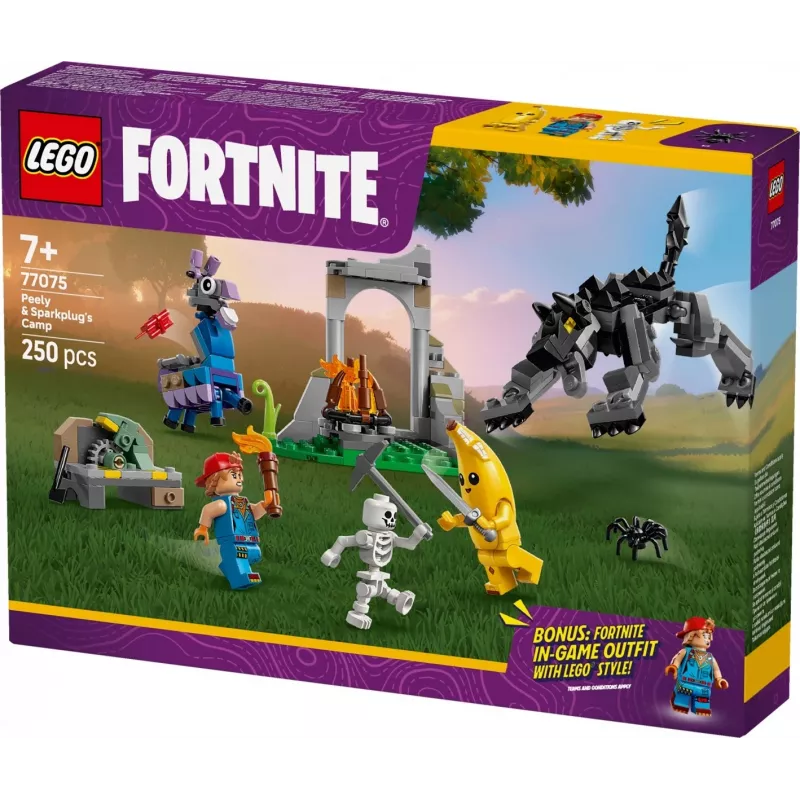 LEGO FORTNITE 77075 Peely & Sparkplug'i laager