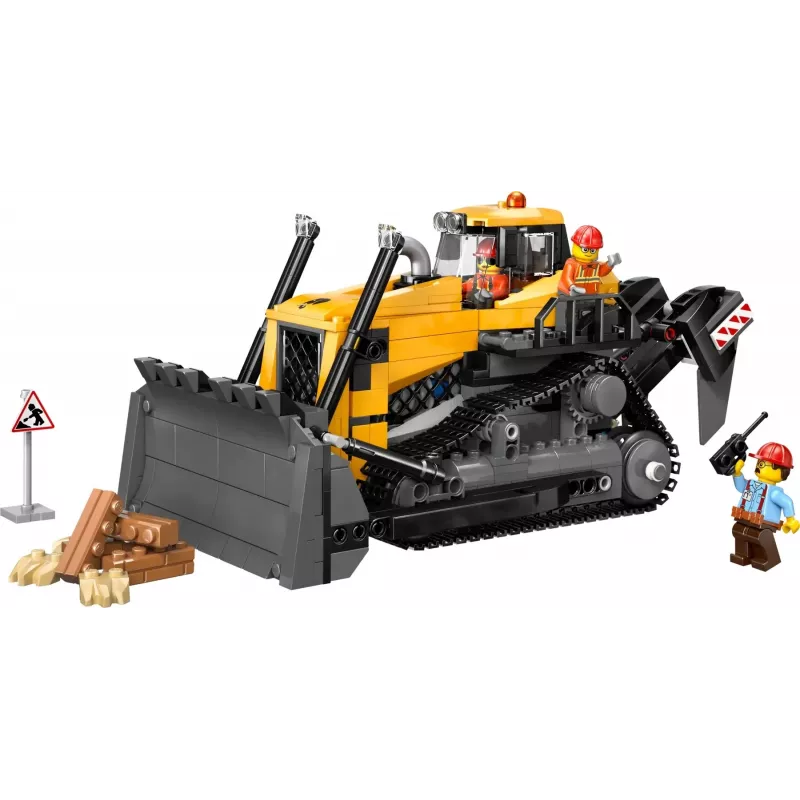 Toy konstruktsioonibuldooser LEGO 60466, City seeria, 682 tk, 3 minifiguuri, soovitatav vanus 8+, mõõtmed 120×240×130 mm
