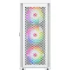 PC korpus Silentware Air 100 Valge — kesk-torn, ATX-ühilduv, valge viimistlus