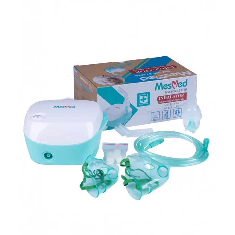 Inhalaator Mesmed MM-506 Szafir — kaasaskantav kompaktne disain, mudel MM506