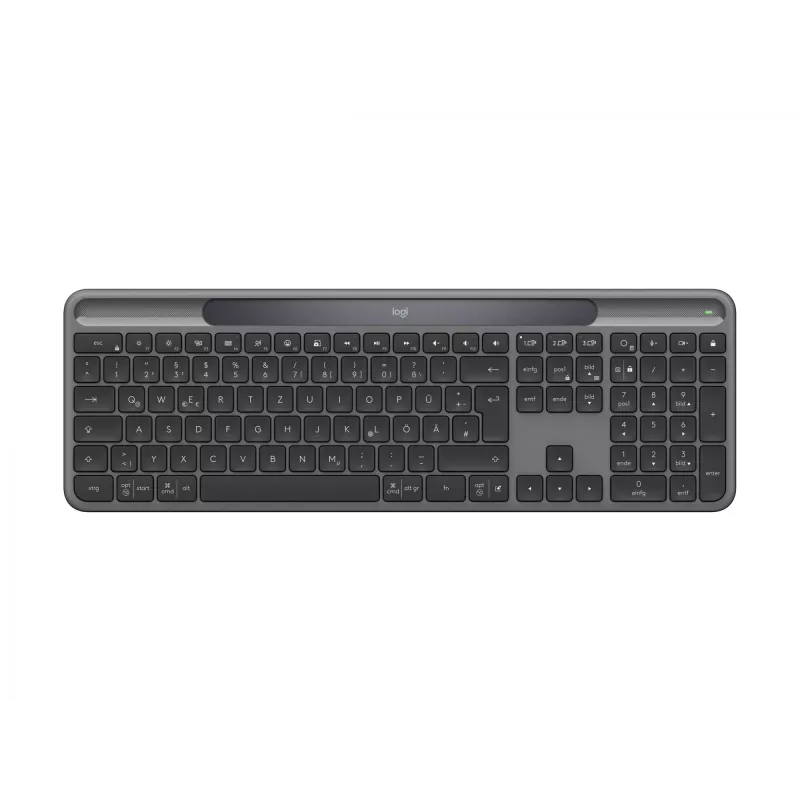 Logitech Signature õhuke Solar+ K980 juhtmevaba klaviatuur, grafiit