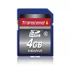 Flash Memory Transcend 4GB SDHC Class 10 TS4GSDHC10