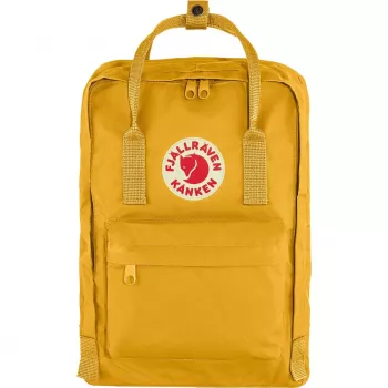 Seljakott Fjällräven Kanken Laptop 13 tolli — Vabaaja linnaseljakott, Kollane, 250×160×350 mm, Polüamiid/PP/Vinüül