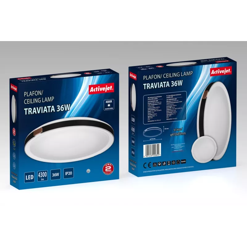 Activejet AJE-TRAVIATA LED laevalgusti 36W