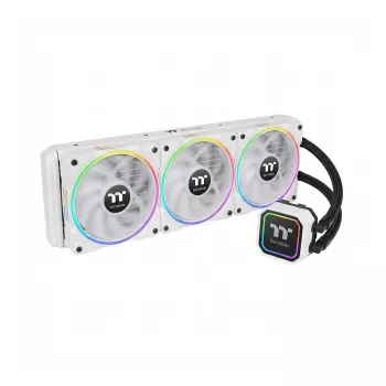 120mm Thermaltake TS140 EX RGB valge 3-pakend korpuse ventilaatorid, PWM, valged labad ja raam
